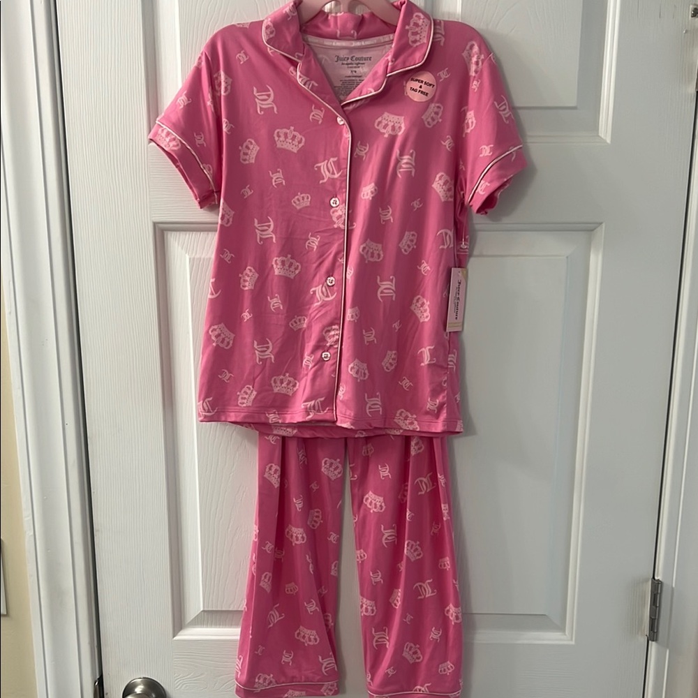 New Juicy Couture Pink Pajama Set